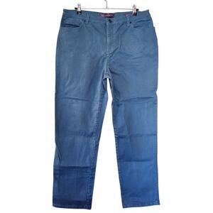 Gloria Vanderbilt Womens Amanda Blue Jeans Size 16S Short High Rise Tapered Leg
